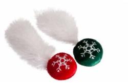 Jucărie de Crăciun pentru pisici Camon - minge badminton 2 buc