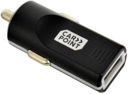 Carpoint Incarcator auto Fast charge Carpoint pentru USB de la priza auto 12V/ 24V, iesire 5V 2.4A Kft Auto (517008)