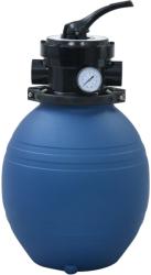 vidaXL Filtru cu nisip pentru piscină supapă 4 poziții albastru 300 mm (92246) - vidaxl