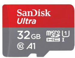 SanDisk microSDHC Ultra 32GB C10/A1/UHS-I (SDSQUA4-032G-GN6MA/186503)