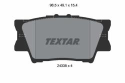 TEXTAR set placute frana, frana disc TEXTAR 2433801 (2433801)