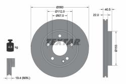 TEXTAR Disc frana TEXTAR 92091303 - automobilus