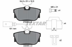 TEXTAR set placute frana, frana disc TEXTAR Q+ 2344605 (2344605)