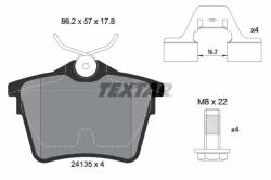 TEXTAR set placute frana, frana disc TEXTAR 2413501 (2413501)
