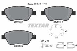 TEXTAR set placute frana, frana disc TEXTAR Q+ 2509501 (2509501)