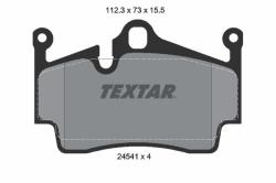 TEXTAR set placute frana, frana disc TEXTAR Q+ 2454101 (2454101)