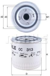 KNECHT Filtru ulei KNECHT OC 313 (OC 313) - automobilus