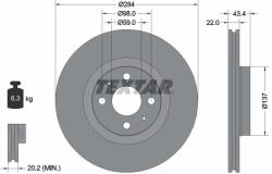 TEXTAR Disc frana TEXTAR PRO 92053503 (92053503)