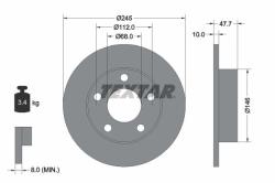 TEXTAR Disc frana TEXTAR PRO 92088503 (92088503)