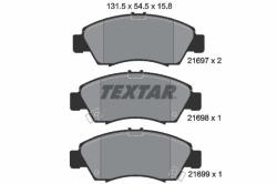 TEXTAR set placute frana, frana disc TEXTAR 2169701 (2169701)