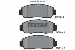 TEXTAR set placute frana, frana disc TEXTAR 2372901 (2372901)