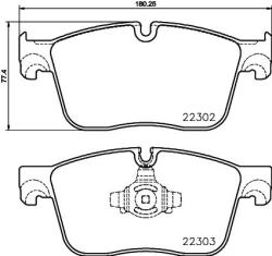 BREMBO set placute frana, frana disc BREMBO P 36 031 - automobilus