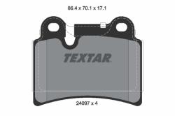 TEXTAR set placute frana, frana disc TEXTAR 2409701 (2409701)