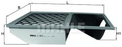 KNECHT Filtru aer KNECHT LX 3603 (LX 3603)