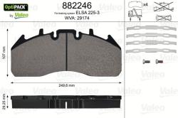 VALEO set placute frana, frana disc VALEO 882246 - automobilus