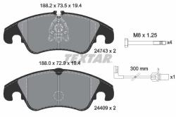 TEXTAR set placute frana, frana disc TEXTAR 2474301 (2474301)