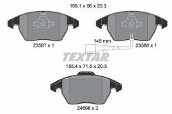 TEXTAR set placute frana, frana disc TEXTAR Q+ 2469602 (2469602)