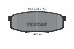 TEXTAR set placute frana, frana disc TEXTAR 2465301 (2465301)