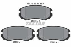 TEXTAR set placute frana, frana disc TEXTAR Q+ 2389101 (2389101)