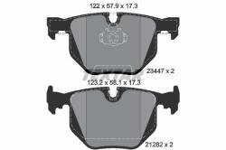 TEXTAR set placute frana, frana disc TEXTAR Q+ 2344702 (2344702)