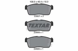 TEXTAR set placute frana, frana disc TEXTAR 2350701 (2350701)