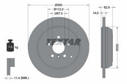 TEXTAR Disc frana TEXTAR PRO 92150803 (92150803)