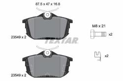 TEXTAR set placute frana, frana disc TEXTAR Q+ 2354901 (2354901)