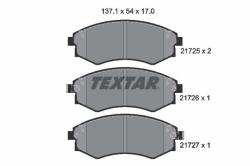 TEXTAR set placute frana, frana disc TEXTAR 2172501 (2172501)