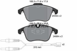 TEXTAR set placute frana, frana disc TEXTAR Q+ 2433201 (2433201)