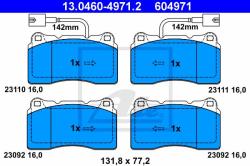 ATE set placute frana, frana disc ATE 13.0460-4971.2 (13.0460-4971.2)