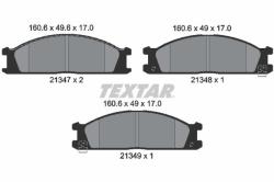 TEXTAR set placute frana, frana disc TEXTAR 2134702 (2134702)