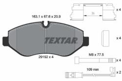 TEXTAR set placute frana, frana disc TEXTAR Q+ 2919202 (2919202)