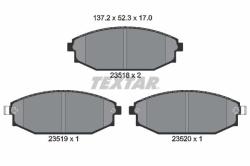 TEXTAR set placute frana, frana disc TEXTAR 2351801 (2351801)