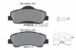 TEXTAR set placute frana, frana disc TEXTAR Q+ 2525001 (2525001)
