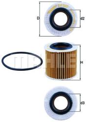 KNECHT Filtru ulei KNECHT OX 360D (OX 360D)
