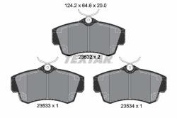 TEXTAR set placute frana, frana disc TEXTAR Q+ 2353202 (2353202)