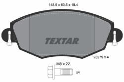 TEXTAR set placute frana, frana disc TEXTAR Q+ 2327904 (2327904)