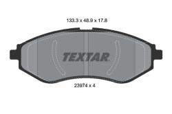 TEXTAR set placute frana, frana disc TEXTAR Q+ 2397401 (2397401)