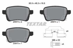 TEXTAR set placute frana, frana disc TEXTAR Q+ 2597301 (2597301)