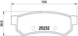 BREMBO set placute frana, frana disc BREMBO P 10 053 - automobilus