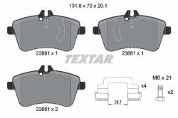 TEXTAR set placute frana, frana disc TEXTAR Q+ 2388101 (2388101)