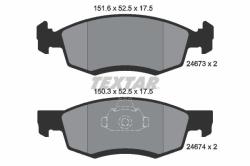 TEXTAR set placute frana, frana disc TEXTAR Q+ 2467301 (2467301)