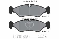 TEXTAR set placute frana, frana disc TEXTAR Q+ 2473901 (2473901)
