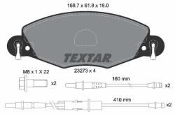 TEXTAR set placute frana, frana disc TEXTAR Q+ 2327301 (2327301)