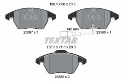 TEXTAR set placute frana, frana disc TEXTAR Q+ 2358701 (2358701)