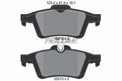TEXTAR set placute frana, frana disc TEXTAR Q+ 2521201 (2521201)
