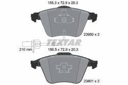 TEXTAR set placute frana, frana disc TEXTAR Q+ 2395001 (2395001)