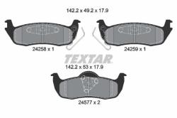 TEXTAR set placute frana, frana disc TEXTAR Q+ 2425801 (2425801)