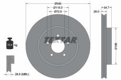 TEXTAR Disc frana TEXTAR PRO+ 92177105 (92177105)