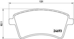 BREMBO set placute frana, frana disc BREMBO PRIME LINE P 68 044 (P 68 044)